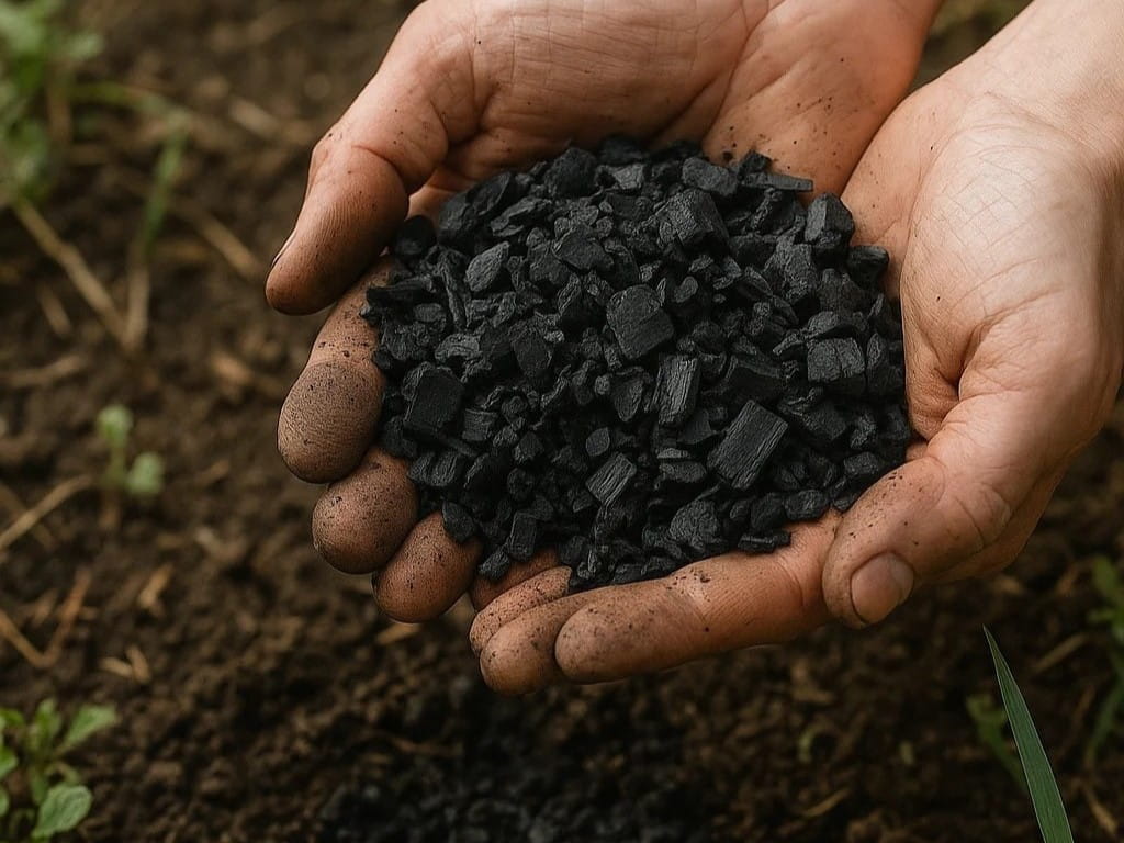 Ứng Dụng Biochar Trong Nông Nghiệp: Đất Tơi Xốp, Giảm Chi Phí Phân Bón